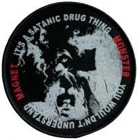 Monster Magnet - Patch Satanic Drug Thing (9,1 Cm) i gruppen MERCHANDISE / Tygmärke / Hårdrock hos Bengans Skivbutik AB (5642122)