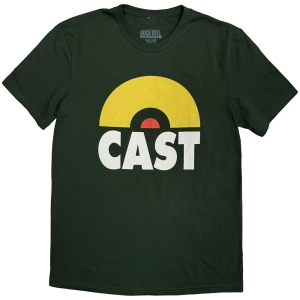 Cast - Classic Logo Uni Green T-Shirt i gruppen MERCHANDISE / T-shirt / Pop-Rock hos Bengans Skivbutik AB (5642461r)