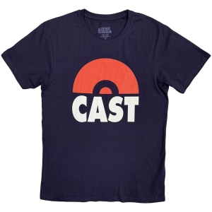 Cast - Classic Logo Uni Navy T-Shirt i gruppen MERCHANDISE / T-shirt / Pop-Rock hos Bengans Skivbutik AB (5642462r)