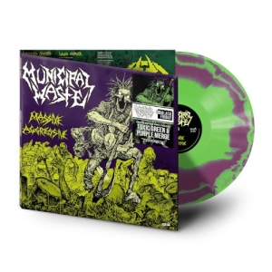 Municipal Waste - Massive Aggressive (Purple & Green Merge Vinyl Lp) Rsd Bf i gruppen VI TIPSAR / Record Store Day / RSD BF 2025 hos Bengans Skivbutik AB (5642741)