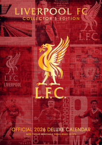 Liverpool Fc  - 2026 A3 Deluxe Calendar i gruppen MERCHANDISE /  /  hos Bengans Skivbutik AB (5642862)