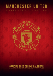 Manchester United Fc  - 2026 A3 Deluxe Calendar i gruppen MERCHANDISE /  /  hos Bengans Skivbutik AB (5642864)