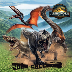 Jurassic World Rebirth Movie - 2026 Square Calendar i gruppen MERCHANDISE /  /  hos Bengans Skivbutik AB (5642883)