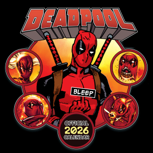 Marvel Deadpool  - 2026 Square Calendar i gruppen MERCHANDISE /  /  hos Bengans Skivbutik AB (5642885)