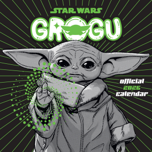 Star Wars The Mandalorian Grogu  - 2026 Square Calendar i gruppen MERCHANDISE /  /  hos Bengans Skivbutik AB (5642897)