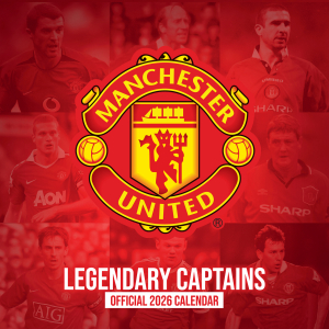 Manchester United Fc Legends - 2026 Square Calendar i gruppen MERCHANDISE / / hos Bengans Skivbutik AB (5642912)