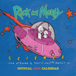 Rick And Morty  - 2026 Square Calendar i gruppen MERCHANDISE /  /  hos Bengans Skivbutik AB (5642916)