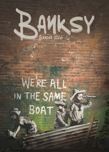 Banksy - 2026 Unofficial Calendar i gruppen MERCHANDISE /  /  hos Bengans Skivbutik AB (5643159)