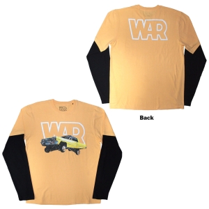 War - Car (Sand & Black) Uni Layered Longsleeve  (L) i gruppen MERCHANDISE / T-shirt / RnB-Soul hos Bengans Skivbutik AB (5643203)