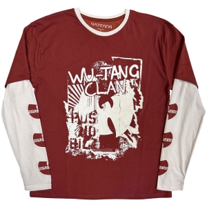 Wu-Tang Clan - Graffiti (Red & White) Uni Layered Longsleeve i gruppen MERCHANDISE / T-shirt / Hip Hop-Rap hos Bengans Skivbutik AB (5643214r)