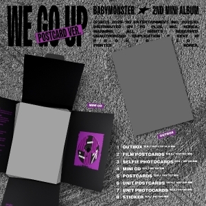 Babymonster - We Go Up (Postcard Ver.) + Photocard i gruppen VI TIPSAR / Fredagsreleaser / 2025-10-10 hos Bengans Skivbutik AB (5643339)