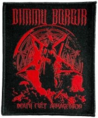 Dimmu Borgir - Patch Death Cult Armageddon Red (10 i gruppen MERCHANDISE / Tygmärke / Hårdrock hos Bengans Skivbutik AB (5643403)