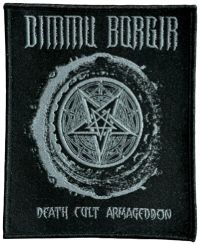 Dimmu Borgir - Patch Death Cult Armageddon Silver( i gruppen MERCHANDISE / Tygmärke / Hårdrock hos Bengans Skivbutik AB (5643404)