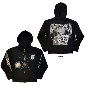 Bring Me The Horizon - Nailed Symbol Uni Bl Zip Hoodie i gruppen MERCHANDISE / Hoodies / Hårdrock hos Bengans Skivbutik AB (5643853r)