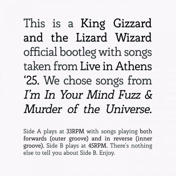 King Gizzard And The Lizard Wizard - Songs From I'm In Your Mind Fuzz & i gruppen VI TIPSAR / Fredagsreleaser / 2025-11-21 hos Bengans Skivbutik AB (5644341)