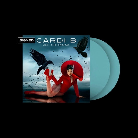 Cardi B - Am I The Drama? (Blue Vinyl - Signed) i gruppen VINYL / Toppsäljare hos Bengans Skivbutik AB (5644449)