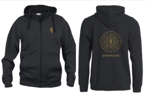 Sarayasign - Zip-Hood Throne (Xxl) - Black i gruppen VI TIPSAR / Fredagsreleaser / 2025-10-31 hos Bengans Skivbutik AB (5644642)