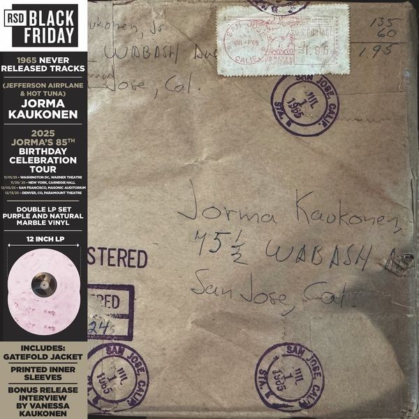 Jorma Kaukonen - Wabash Avenue: 1965 never released tracks i gruppen VINYL / Hårdrock hos Bengans Skivbutik AB (5645053)