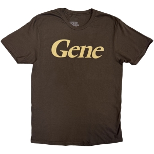 Gene - Classic Logo Uni Brown T-Shirt i gruppen MERCHANDISE / T-shirt / Pop-Rock hos Bengans Skivbutik AB (5645417r)