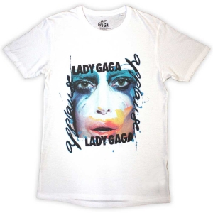 Lady Gaga - Artpop Facepaint Uni Wh T-Shirt  (L) i gruppen MERCHANDISE / T-shirt / Pop-Rock hos Bengans Skivbutik AB (5645630)