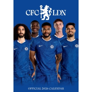 Chelsea Fc  - 2026 A3 Calendar  i gruppen MERCHANDISE /  /  hos Bengans Skivbutik AB (5646803)