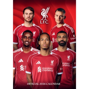 Liverpool Fc - 2026 A3 Calendar i gruppen MERCHANDISE / / hos Bengans Skivbutik AB (5646804)