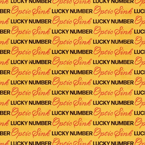 Optic Sink - Lucky Number i gruppen VINYL / Pop-Rock hos Bengans Skivbutik AB (5646959)