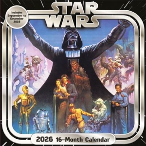 Star Wars - 2026 Square Calendar  (Classic)  i gruppen MERCHANDISE /  /  hos Bengans Skivbutik AB (5647052)