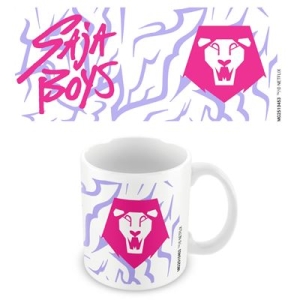 K-Pop Demon Hunters - (Saja Boys Logo) White Pod Mug i gruppen MERCHANDISE / Mugg / K-Pop hos Bengans Skivbutik AB (5647062)