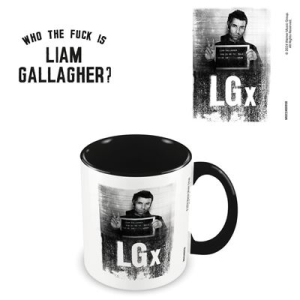 Liam Gallagher - (Who Is Liam?) Black Coloured Inner Pod Mug i gruppen MERCHANDISE / Mugg / Pop-Rock hos Bengans Skivbutik AB (5647072)