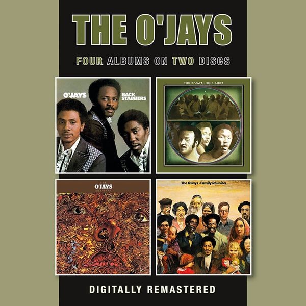 The O'Jays - Four Albums i gruppen CD / Pop-Rock hos Bengans Skivbutik AB (5647378)