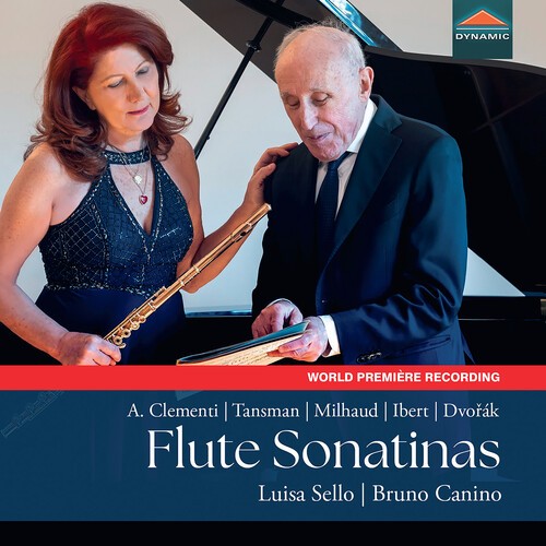 Luisa Sello Bruno Canino - Flute Sonatinas i gruppen CD / Klassiskt hos Bengans Skivbutik AB (5648067)