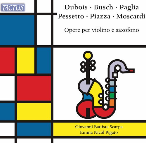 Giovanni Battista Scarpa Emma Nico - Works For Violin And Saxophone i gruppen CD / Toppsäljare hos Bengans Skivbutik AB (5648221)