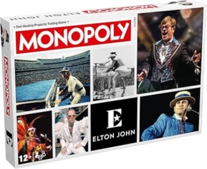 Elton John  - Monopoly i gruppen MERCHANDISE / Sällskapsspel / Pop-Rock hos Bengans Skivbutik AB (5648388)