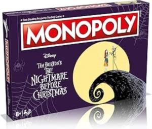 The Nightmare Before Christmas - Monopoly i gruppen MERCHANDISE / Sällskapsspel / Film-Musikal hos Bengans Skivbutik AB (5648392)