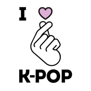 K-Pop - I Love K-Pop Postcard Print A6 i gruppen MERCHANDISE / Merch / K-Pop hos Bengans Skivbutik AB (5648428)