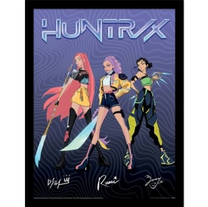 K-Pop Demon Hunters - Huntrix Signatures Collector Print i gruppen MERCHANDISE / Merch / K-Pop hos Bengans Skivbutik AB (5648431)