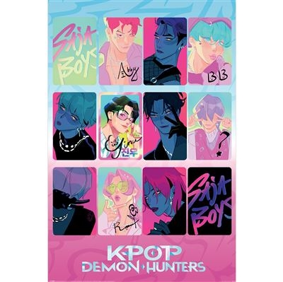 K-Pop Demon Hunters - Light And Dark Maxi Poster 91,5 X 61 Cm i gruppen MERCH / Posters hos Bengans Skivbutik AB (5648435)
