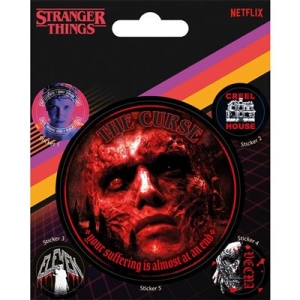 Stranger Things - 80S Horror Vinyl Sticker i gruppen MERCHANDISE / Merch / Nyheter / TV-serie hos Bengans Skivbutik AB (5648438)