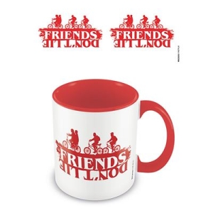 Stranger Things - Friends Don't Lie Red Coloured Inner Mug i gruppen MERCHANDISE / Mugg / TV-serie hos Bengans Skivbutik AB (5648443)