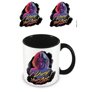 Stranger Things - I Dump Your Ass Retro Black Inner Mug i gruppen MERCHANDISE / Mugg / TV-serie hos Bengans Skivbutik AB (5648450)
