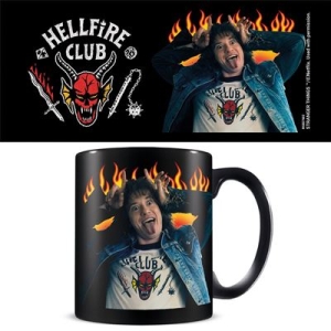 Stranger Things - Eddie Hellfire Black Mug i gruppen MERCHANDISE / Mugg / TV-serie hos Bengans Skivbutik AB (5648468)