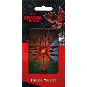 Stranger Things - Every Ending Has A Beginning Fridge Magnet i gruppen MERCHANDISE / Magnet /  /  hos Bengans Skivbutik AB (5648469)