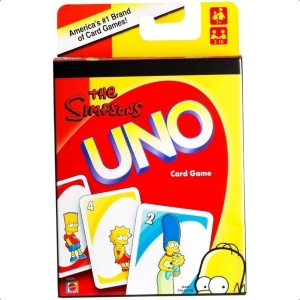 Mattel Games  - Uno: The Simpsons i gruppen MERCHANDISE / Sällskapsspel / TV-serie hos Bengans Skivbutik AB (5648490)