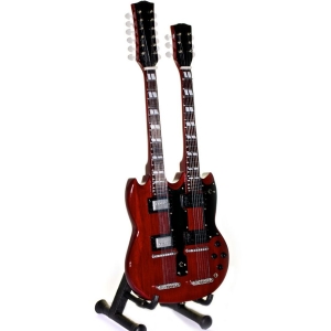 Led Zeppelin - Minigitarr Jimmy Page (Höjd Ca 25Cm i gruppen MERCHANDISE / Accessoarer / Hårdrock hos Bengans Skivbutik AB (5648666)