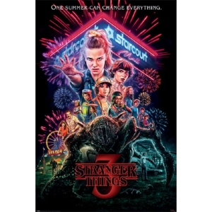 Stranger Things - Starcourt Mall Maxi Poster 91,5 X 61 Cm i gruppen ÖVRIGT / Merchandise / Nyheter hos Bengans Skivbutik AB (5648718)