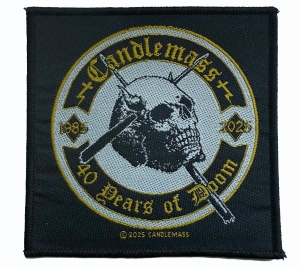 Candlemass - Patch 40 Years Of Doom (9,7 X 9,9 C i gruppen MERCHANDISE / Tygmärke / Hårdrock hos Bengans Skivbutik AB (5648773)