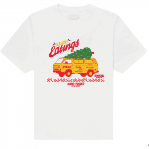 Stranger Things - Season Of Eating Hand Tossed Uni Wht T-Shirt i gruppen MERCHANDISE / T-shirt / Film-Musikal hos Bengans Skivbutik AB (5649140r)