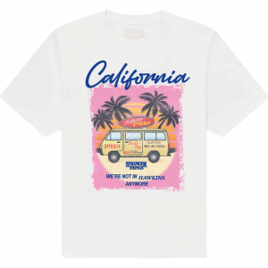 Stranger Things - California Uni Wht T-Shirt i gruppen MERCHANDISE / T-shirt / Film-Musikal hos Bengans Skivbutik AB (5649161r)