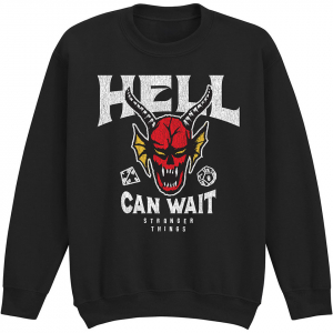 Stranger Things - Hell Can Wait Uni Bl Sweatshirt i gruppen MERCHANDISE / Sweatshirt / Film-Musikal hos Bengans Skivbutik AB (5649167r)